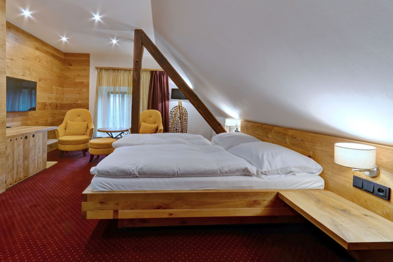 Villa Conti Český Krumlov Dvoulůžkový pokoj <span>Superior</span> s manželskou postelí