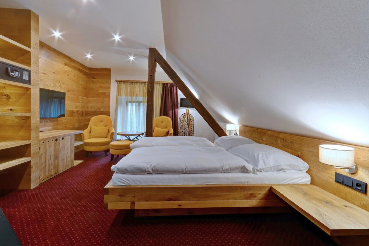 Villa Conti Český Krumlov <span>Superior</span> Doppelzimmer mit Doppelbett