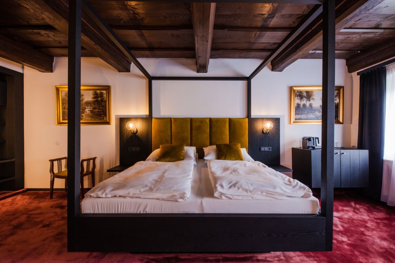 Villa Conti Český Krumlov Deluxe Suite mit Doppelbett