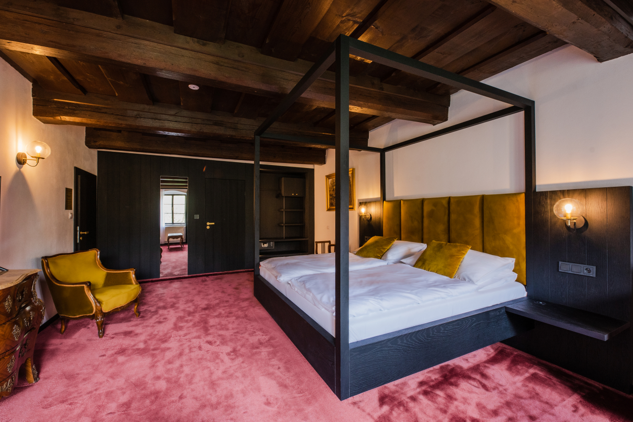 Villa Conti Český Krumlov Deluxe Suite mit Doppelbett