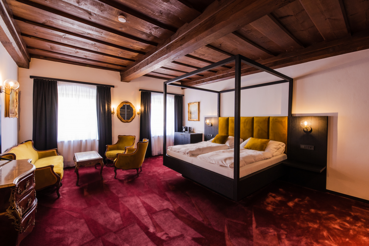 Villa Conti Český Krumlov Deluxe Suite mit Doppelbett