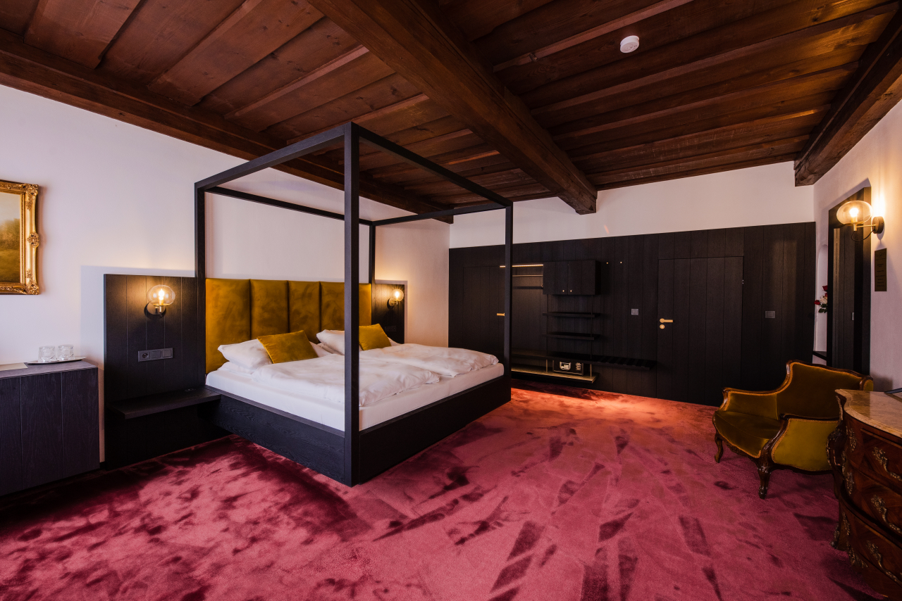 Villa Conti Český Krumlov Deluxe Suite mit Doppelbett