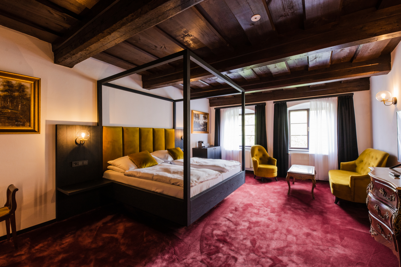 Villa Conti Český Krumlov Dvoulůžkový pokoj <span>De Luxe</span> s manželskou postelí
